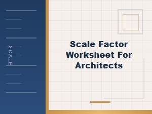 Architectural Scale Factor Calculation Guide